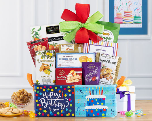 Happy BirthdayGift Basket - Item No: 525