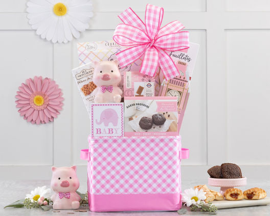 Oh Baby - PinkGift Basket - Item No: 998