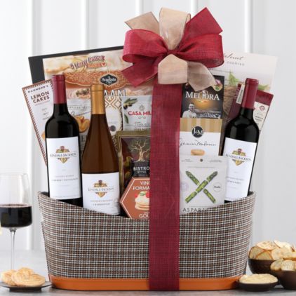 Buy wine gift baskets - Kendall-Jackson Duet Chocolate and Wine Gift Basket
