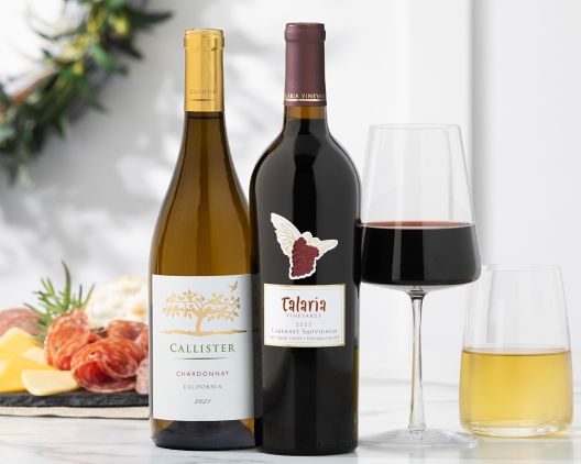 Item 033 - California Cabernet and Chardonnay Duet 40% Save Original Price is $ 79.95