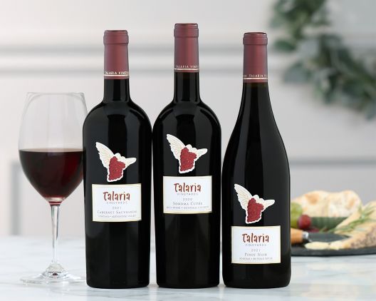 Item 043 - Talaria Vineyards Sonoma Trio 28% Save Original Price is $ 125