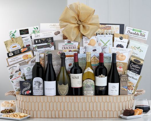 Item 050 - Finest Wine Collection Gift Basket FREE SHIPPING 15% Save Original Price is $ 2000