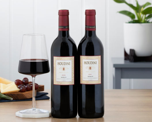 Suggestion - 2 Bottles Houdini Napa Valley Merlot  Original Price is $115