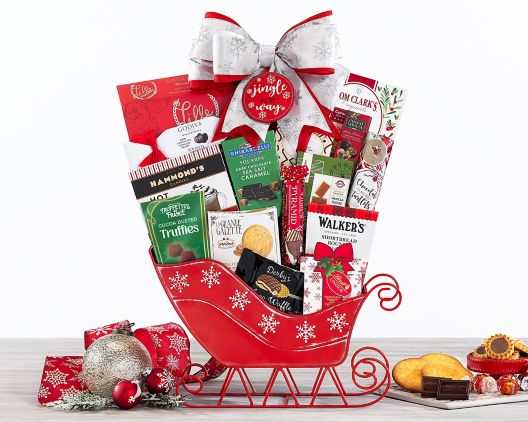 Item 1016 - Chocolate and Sweets Holiday Sleigh FREE SHIPPING