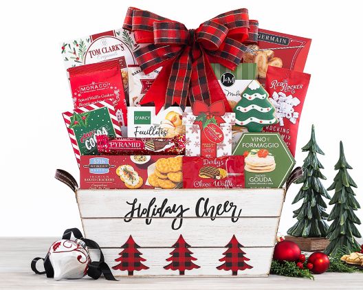 Item 1017 - Happy Holiday Gourmet Gift Basket FREE SHIPPING 21% Save Original Price is $ 74.95