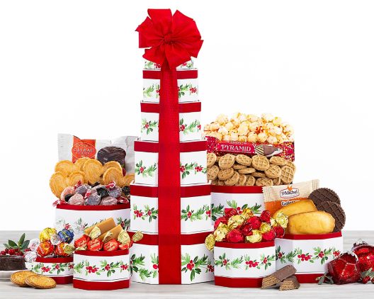 Item 1021 - Deck the Halls Gift Tower FREE SHIPPING 7% Save Original Price is $ 69.95