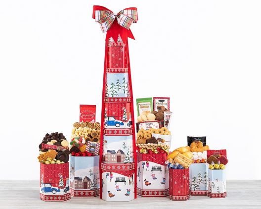 Item 1024 - Deluxe Holiday Gift Tower FREE SHIPPING 25% Save Original Price is $ 100.00