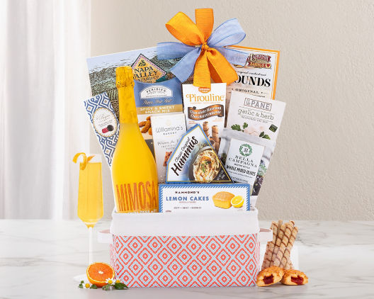 Mimosa with Pineapple Juice Gift Basket – The Downtown Farm Stand