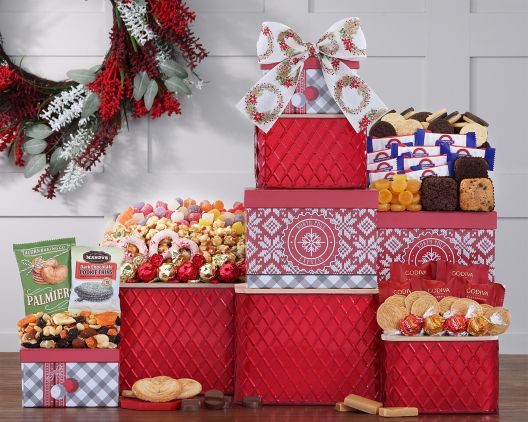 Item 141 - North Pole Express Chocolate and Sweets Tower FREE SHIPPING