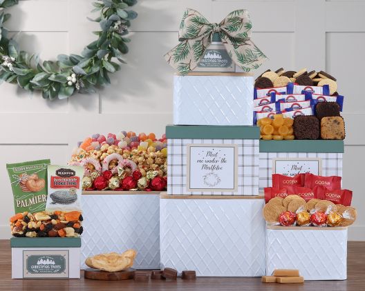 Item 142 - Meet Me Under the Mistletoe Tower FREE SHIPPING 21% Save Original Price is $ 125