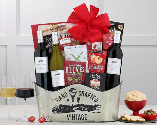 Suggestion - Steeplechase Vineyards Hand Crafted Wine Basket  Original Price is $195