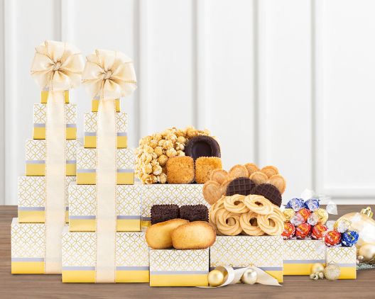 Item 162 - Lindt Chocolate and Sweets Tower (2-Pack) FREE SHIPPING 3% Save Original Price is $ 79.90