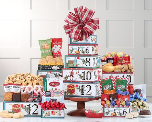 Item 182 - 12 Days of Christmas Gift Tower FREE SHIPPING 40% Save Original Price is $ 195