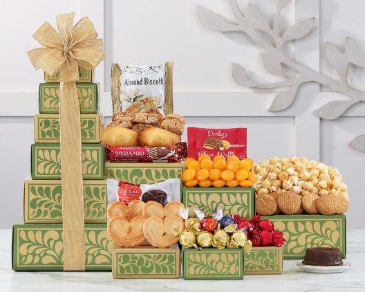 Item 198 - Ghirardelli, Lindt and Sweets Gift Tower FREE SHIPPING 30% Save Original Price is $ 69.95