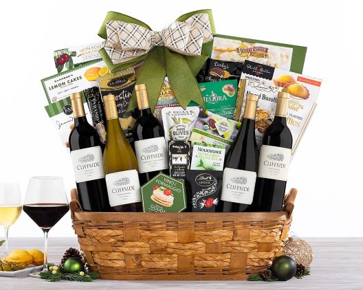 Item 2022 - Cliffside Vineyards Tasting Room Wine Basket FREE SHIPPING
