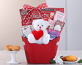 Suggestion - Thinking of You - Bear & Sweets Gift Basket  Original Price is $69.95