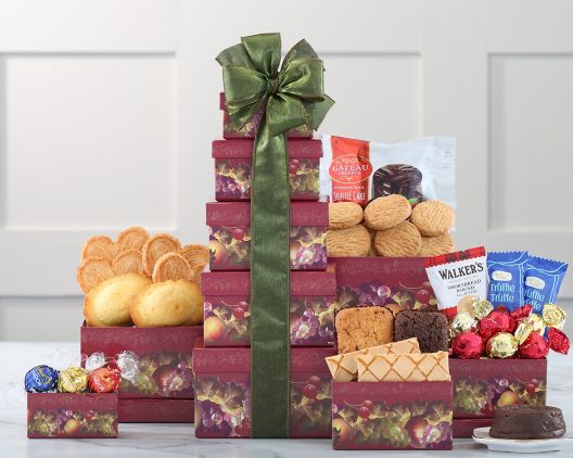 Item 260 - Chocolate and Pastry Gift Tower 65% Save Original Price is $ 59.95