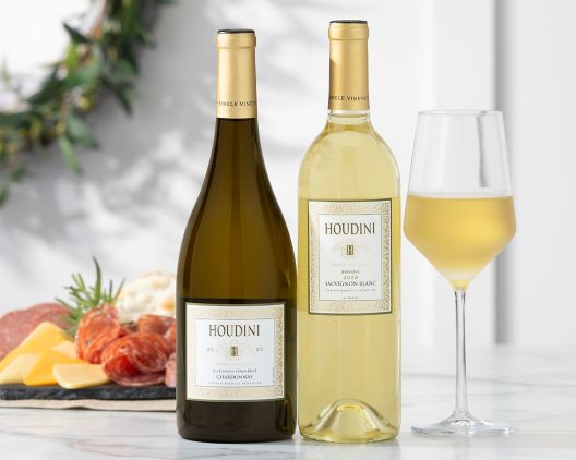 Item 285 - Houdini Napa Valley Sauvignon Blanc and Chardonnay FREE SHIPPING 25% Save Original Price is $ 99.95