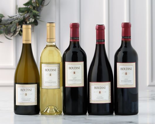 Item 287 - Houdini Napa Valley Red and White Wine Collection FREE SHIPPING 25% Save Original Price is $ 295