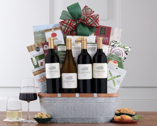 Suggestion - Cliffside Quartet Wine Basket 