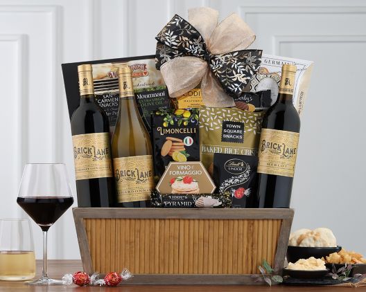 Item 3120 - Brick Lane California Trio Wine Basket