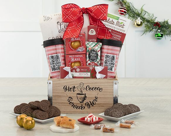 Cozy Winter Cocoa Gift Box – Apple Blossom Gift Baskets