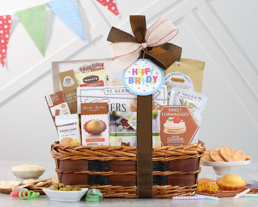 Suggestion - Happy Birthday Bon Appetit Gift Basket 