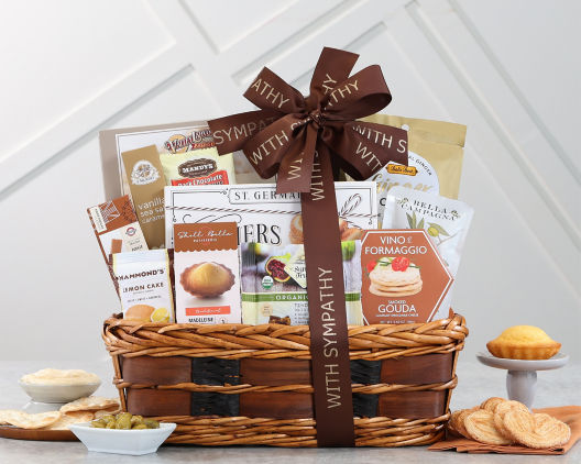 Suggestion - With Sympathy Sweet and Savory Gift Basket 