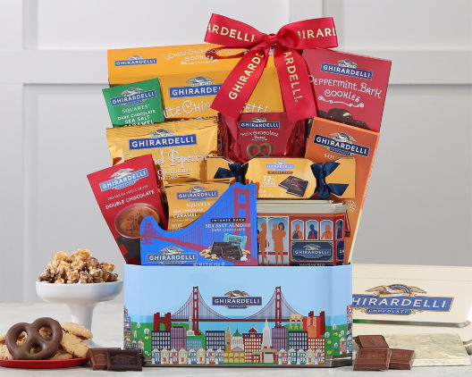 Suggestion - Deluxe Ghirardelli Chocolate Gift Basket  Original Price is $175