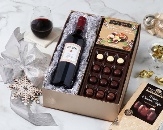 Suggestion - Houdini California Port and Chocolate Gift Box  Original Price is $135