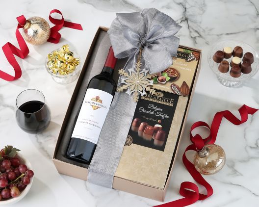 Item 374 - Kendall-Jackson Cabernet and Chocolate Gift Box FREE SHIPPING 28% Save Original Price is $ 125