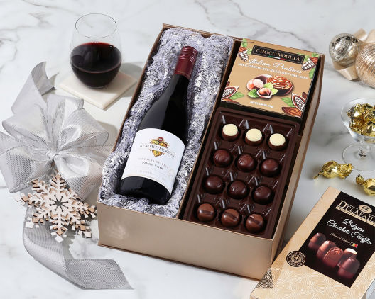 Suggestion - Kendall Jackson Pinot Noir and Chocolate Gift Box  Original Price is $150