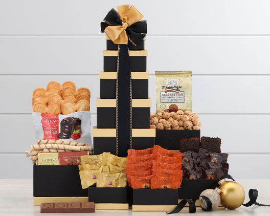 Suggestion - Godiva Chocolate and More Black and Gold Tower  Original Price is $99.95