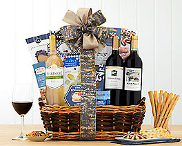 Suggestion - Wine and Snack Gift Basket  Original Price is $135