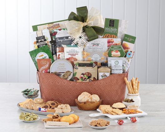 Item 3875 - Warmest Greetings Holiday Basket FREE SHIPPING