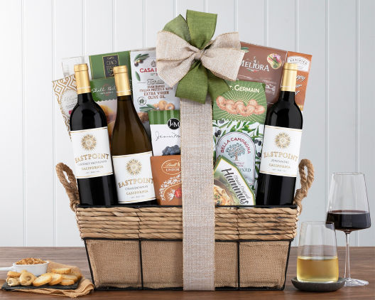 California Sierra Grandeur Wine Gift Basket –