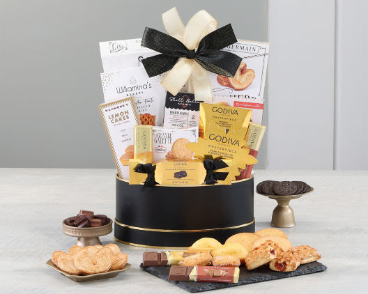 Suggestion - Godiva and More Celebration Gift Basket 