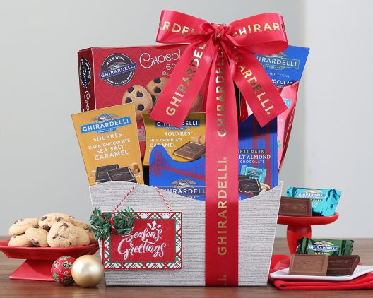 Item 3904 - Season's Greetings Ghirardelli Gift FREE SHIPPING