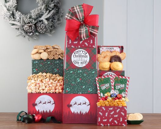Item 3908 - Christmas Eve Gift Tower FREE SHIPPING