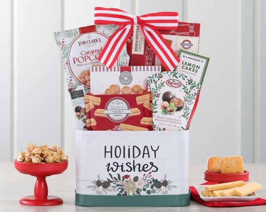 Item 3915 - Winter Wishes Gourmet Gift Basket FREE SHIPPING 38% Save Original Price is $ 64.95