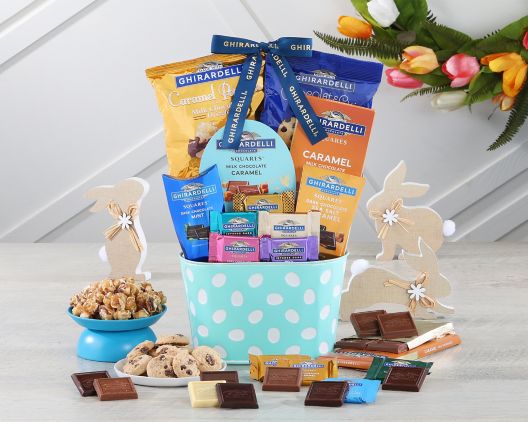 Item 3919 - Ghirardelli Happy Easter Basket FREE SHIPPING