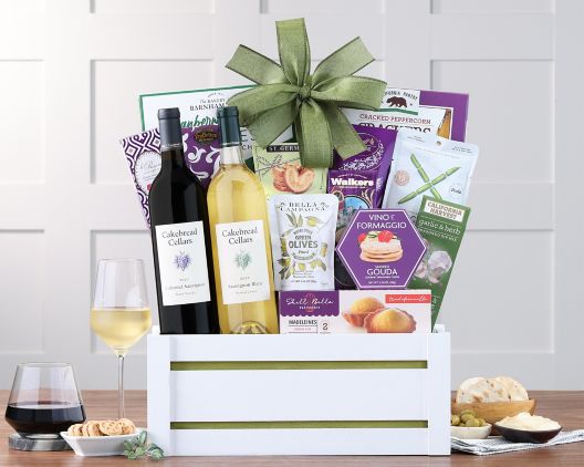 Item 396 - Cakebread Cellars Napa Valley Duet Wine Basket FREE SHIPPING 40% Save Original Price is $ 595