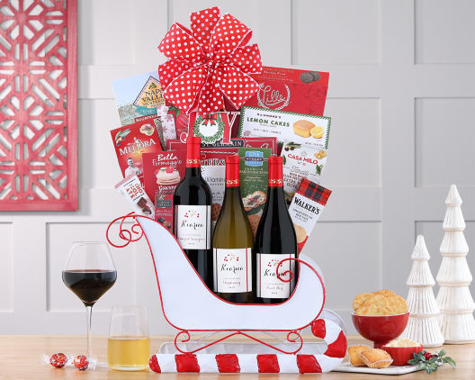 Suggestion - Kiarna Vineyards Trio Sleigh Assortment  Original Price is $300
