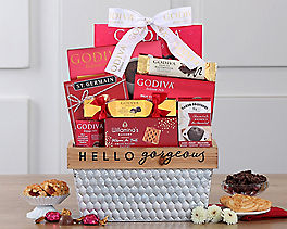 Suggestion - Godiva Hello Gorgeous Chocolate Basket 