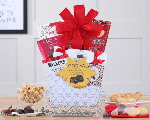 Item 429 - Godiva Chocolate and More Sleigh FREE SHIPPING 18% Save Original Price is $ 84.95