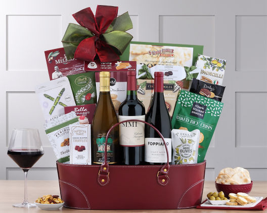 Suggestion - Ultimate Red and White Wine Trio Gift Basket  Original Price is $250