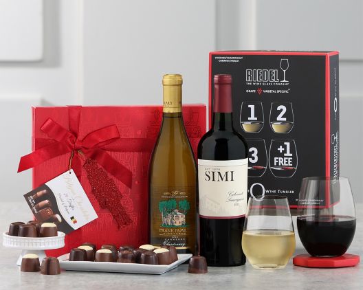 Item 452 - Riedel Holiday Chocolate and Wine Duet FREE SHIPPING
