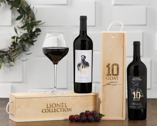Item 456 - Messi Syrah & Primitivo Wine Gift FREE SHIPPING