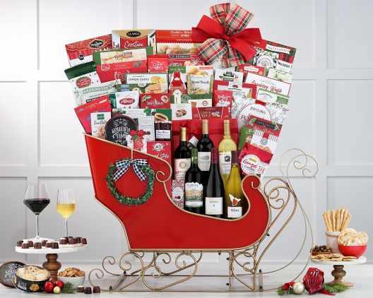 Item 481 - Half Dozen Napa Sonoma and California Wine Sleigh FREE SHIPPING