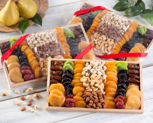 Item 5005 - Gourmet Dried Fruit & Nut Collection - 3 Pack FREE SHIPPING 5% Save Original Price is $ 164.85